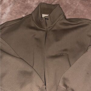 Women’s Fear of God green zip up